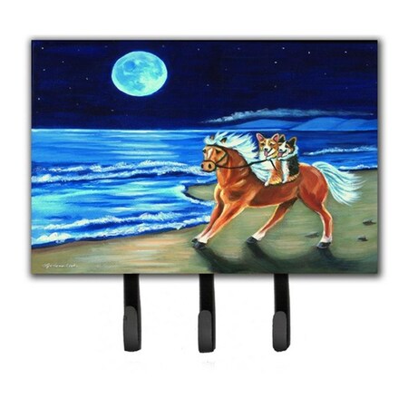 Jensendistributionservices Corgi Beach Ride On Horse Leash & Key Holder MI1718275